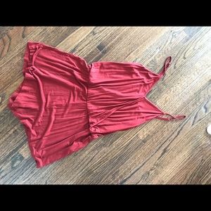 Maroon romper